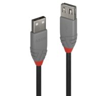 Lindy 3m USB 2.0 Type A Extension Cable, Anthra Line (LIN36704)