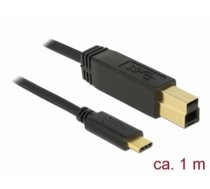 Delock USB 3.1 Gen 2 (10 Gbps) cable Type-C™ to Type-B 1 m (83675)