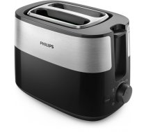 Philips Daily Collection Toaster HD2516/90, Black (HD2516/90)