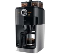 Philips Grind & Brew Coffee maker HD7769/00 With glass jug Integrated coffee grinder Black & metal With timer (HD7769/00)