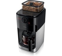 Philips Grind & Brew Coffee maker HD7767/00 With glass jug Integrated coffee grinder Black & metal With timer (HD7767/00)