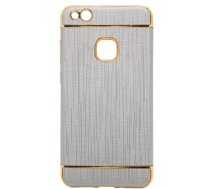 Mocco Exclusive Crown Back Case Silicone Case With Golden Elements for Samsung G955 Galaxy S8 Plus Grey (MC-CRWN-G955-GR)