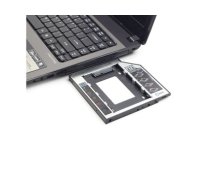 Montāžas rāmis Gembird Slim SATA 5.25 frame 2.5" 12.7mm (MF-95-02)