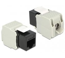 Delock Keystone Module RJ45 jack > LSA Cat.6 UTP black (86340)