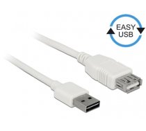 Delock Extension cable EASY-USB 2.0 Type-A male > USB 2.0 Type-A female white 2 m (85200)
