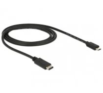 Delock Cable USB Type-C™ 2.0 male - USB 2.0 type Micro-B male 1 m black (83602)