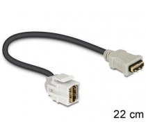 Delock Keystone module HDMI female  HDMI female 250 with cable (86328)
