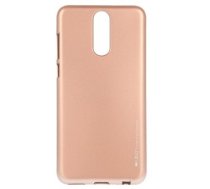Mercury i-Jelly Back Case Strong Silicone Case With Metallic Glitter for Apple iPhone XS MAX Light Pink (MERC-IJEL-IPHXSM-LPI)