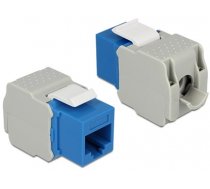 Delock Keystone Module RJ45 jack > LSA Cat.6 UTP blue (86343)