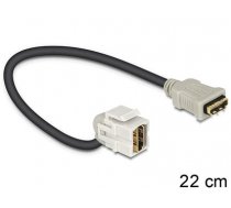 Delock Keystone module HDMI female  HDMI female 110 with cable (86326)