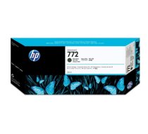 HP 772 Black Matte Ink Cartridge, 300ml, for HP Designjet (CN635A)