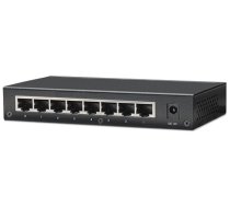 Intellinet 8-Port Gigabit Ethernet Switch, Metal (Euro 2-pin plug) (530347)