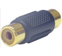 Adapter AV MicroConnect RCA (Cinch) - RCA (Cinch) czarny (AUDAGG) (AUDAGG)