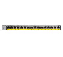 Netgear GS116PP Unmanaged Gigabit Ethernet (10/100/1000) Power over Ethernet (PoE) Black (GS116PP-100EUS)