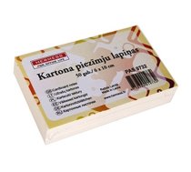 Kartons 6x10cm, balts, 50 loksnes (MAN#828218)