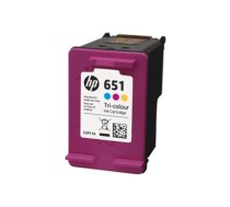HP 651 Tri-color Original Ink Advantage Cartridge (C2P11AE#BHK)