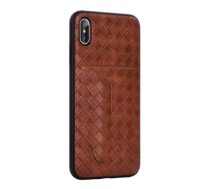Devia iWallet Silicone Back Case With Place for Cards For Apple iPhone XS Max Brown (DEV-IWALL-BC-IPHXSM-BR)