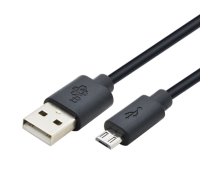 Kabel USB-Micro USB 1.8m czarny AKTBXKU2PBAW18B
