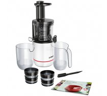 Bosch MESM500W juice maker Slow juicer 150 W Black, White (MESM500W)