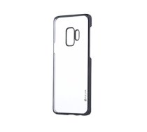 Devia Glitter Soft Silicone Back Case For Samsung G965 Galaxy S9 Plus Transparent - Black (DEV-GLT-BC-G965-TR)
