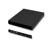 Obudowa/kieszeń na napęd optyczny CD/DVD SATA USB 2.0 12.7mm  (51866)
