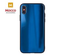 Mocco Aurora Glass Silicone Back Case for Apple iPhone XS Max Blue (MC-TR-AUR-IPHXSM-BL)