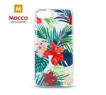 Mocco Spring Case Silicone Back Case for Apple iPhone XS Max (Red Lilly) (MC-TR-LILY-IPHXSM-RE)