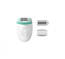 Philips Satinelle Essential Corded compact epilator BRE245/00 for legs + 2 accessories. (BRE245/00)