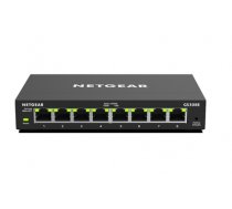 Netgear GS308E Managed Gigabit Ethernet (10/100/1000) Black (GS308E-100PES)