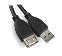 Gembird 3m USB 2.0 A M/FM USB cable USB A Black (4413EFAF67A3F122D59BD098CA25709BE2C2F51B)
