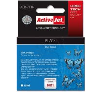 Activejet AEB-711N Ink cartridge (replacement for Epson T0711, T0891, T1001; Supreme; 15 ml; black) (F333C4447DBB4B35272F302EB53C063EC8FA265D)