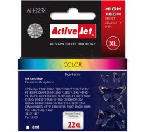 Activejet AH-22RX Ink cartridge (replacement for HP 22XL C9352A; Premium; 18 ml; color) (13185FC4CDF4B070F816E7BA2AD18694E9CEE257)