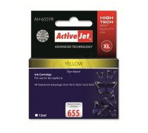 Activejet AH-655YR ink (replacement for HP 655 CZ112AE; Premium; 12 ml; yellow) (50D1EADC14F582744689519598BC85D6C2D79FA2)