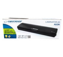 Esperanza EFL003 laminator Cold/hot laminator 250 mm/min Black (F5C19E1C8E3B6EB5EE684D3EEBF5A63E930EDED0)