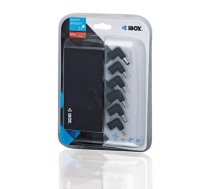 iBox IUZ90WA power adapter/inverter Indoor 90 W Black (7FD0EA84A45CB90B6CA1F3E7C1BCBEFC8F16BEE0)