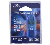 TITANUM TA101B card reader Blue USB 2.0 (25E9083C3305EA4BEE55201E3E6C7ACB9DA8C3AA)