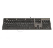 A4Tech KV-300H keyboard USB QWERTY Black, Grey (17F27F88B307AED56F5500E594D16C00A5F73603)