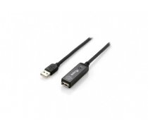 Equip USB 2.0 Type A Active Extension Cable Male to Female, 10m (133310)