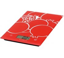 Omega kitchen scale OBSKR, red (42879)