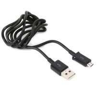 Platinet cable microUSB 1m, black (42868)