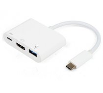 Vivanco adapter USB-C - HDMI 3in1, white (34293) (34293)