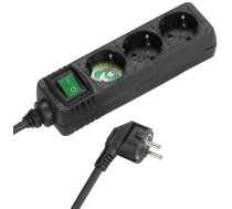 Vivanco extension cord 3 sockets 1.4m, black (27015) (27015)