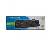 Esperanza EK116 keyboard USB Black (6B3918688888FF34DA881BA83F2DECC6A2CC511E)
