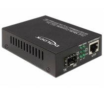 Delock PoE+ Media Converter 10/100/1000Base-T to SFP (86180)