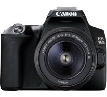 Canon EOS 250D + EF-S 18-55mm f/3.5-5.6 III SLR Camera Kit 24.1 MP CMOS 6000 x 4000 pixels Black (3454C003)