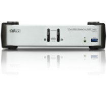 Aten 2-Port USB 3.1 Gen 1 DisplayPort 1.1 KVMP™ Switch with Speaker (KVM cables included) (CS1912-AT-G)