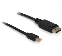 Delock Cable Mini DisplayPort 1.2 male > DisplayPort male 4K 60 Hz 2.0 m (82438)