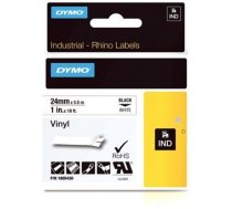 Dymo Rhino 6000+ Vinyl 24 mm x 5,5 m black to white (1805430)