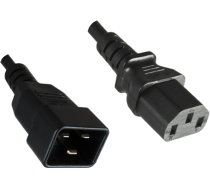 Kabel zasilający MicroConnect Przedłużający, C13 - C20, 2m (PE030620) (PE030620)