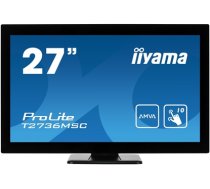 iiyama ProLite T2736MSC-B1 computer monitor 68.6 cm (27") 1920 x 1080 pixels Full HD LED Touchscreen Black (T2736MSC-B1)